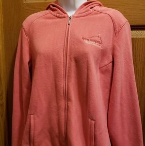 Robert Trent Jones Cornell Pink Zip Up Hoodie